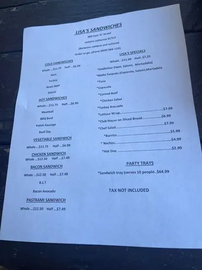 Menu 3