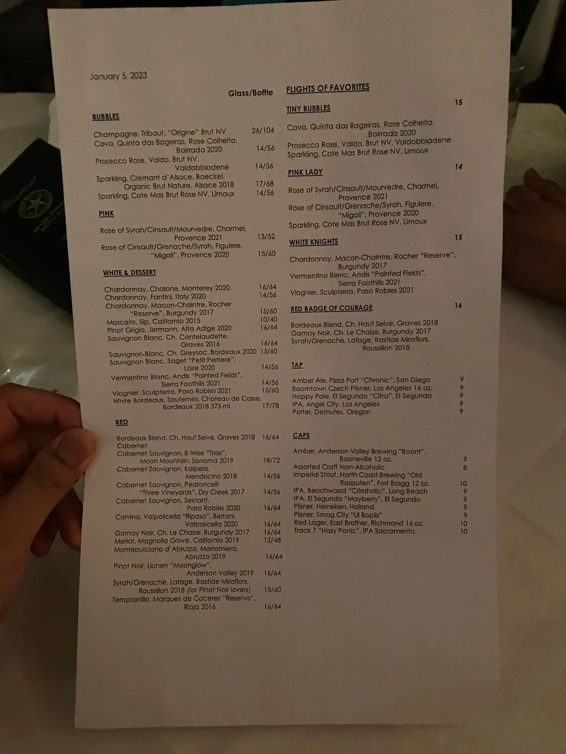 Menu 4