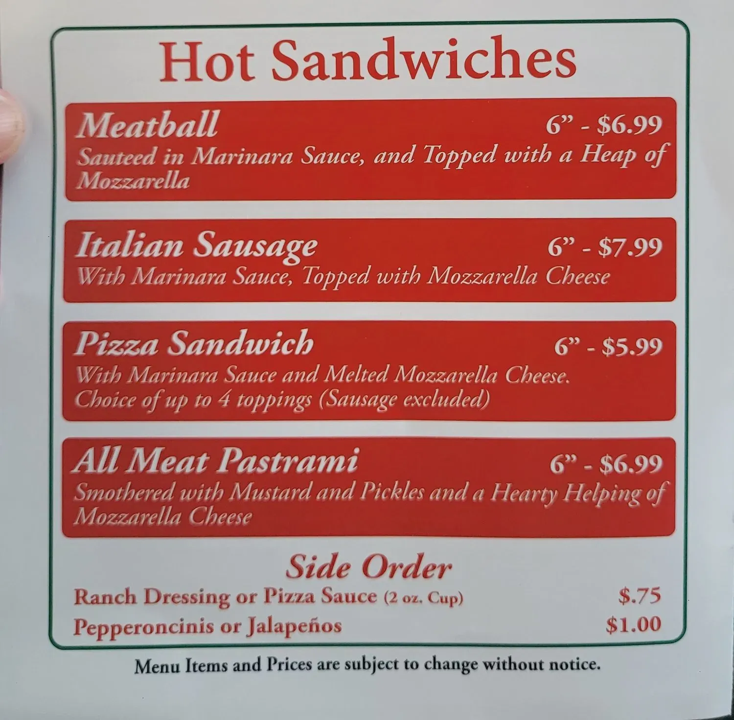 Menu 3