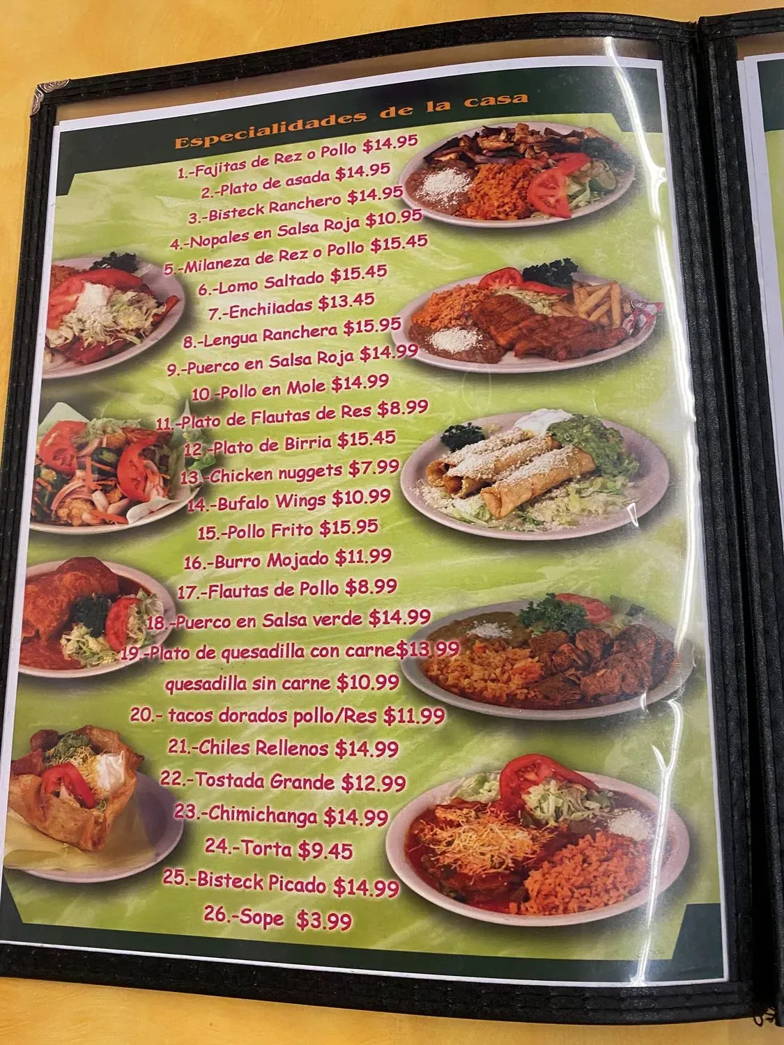 Menu 2