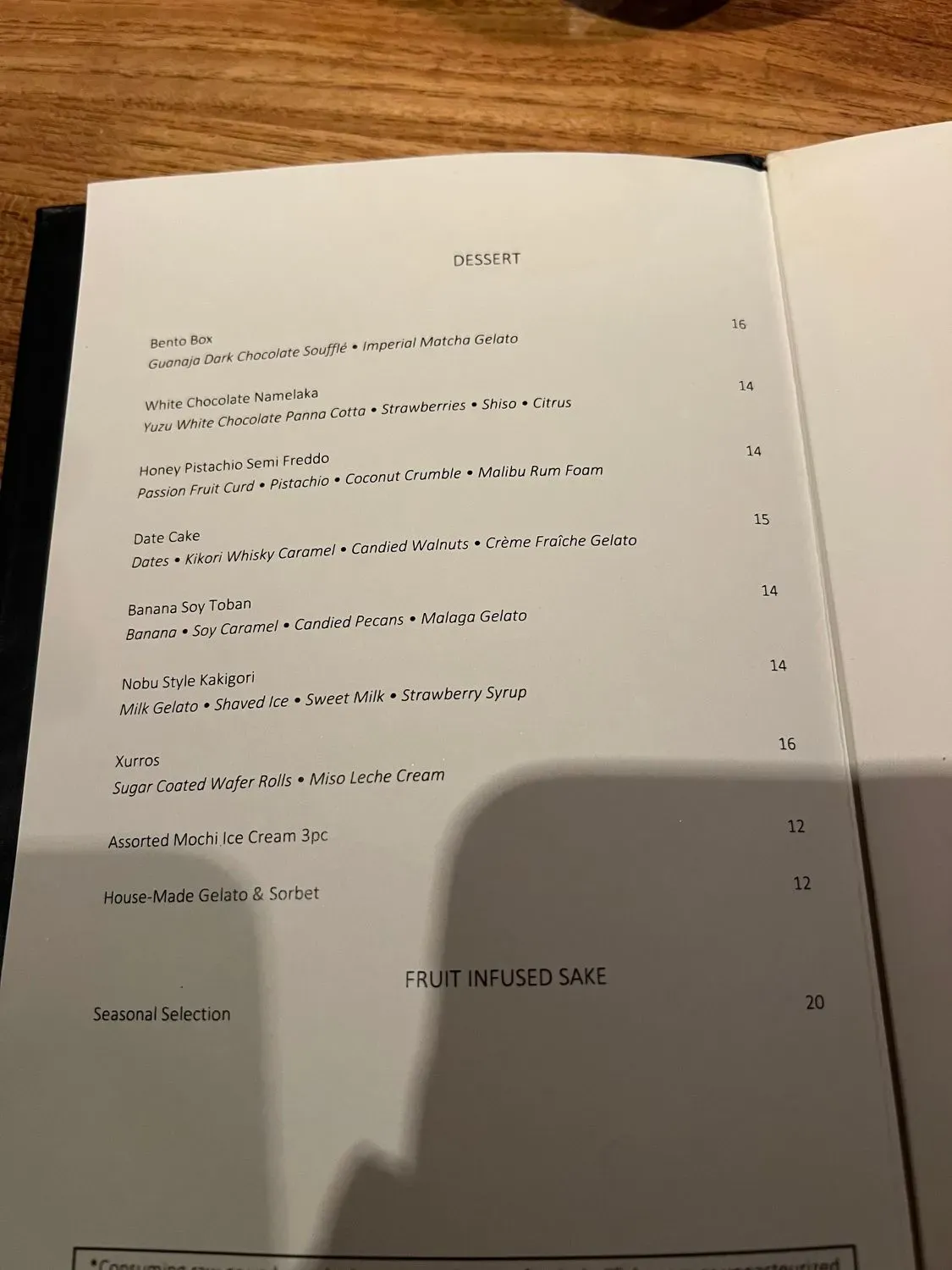 Menu 6