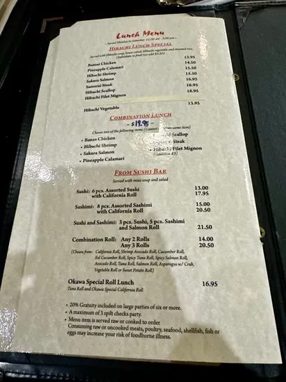 Menu 5