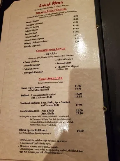 Menu 6