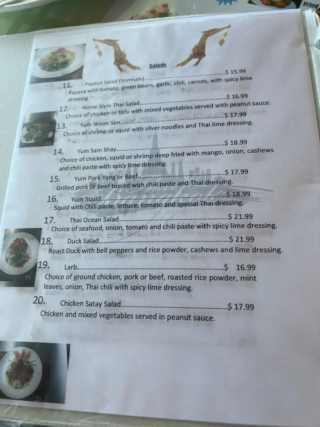 Menu 5