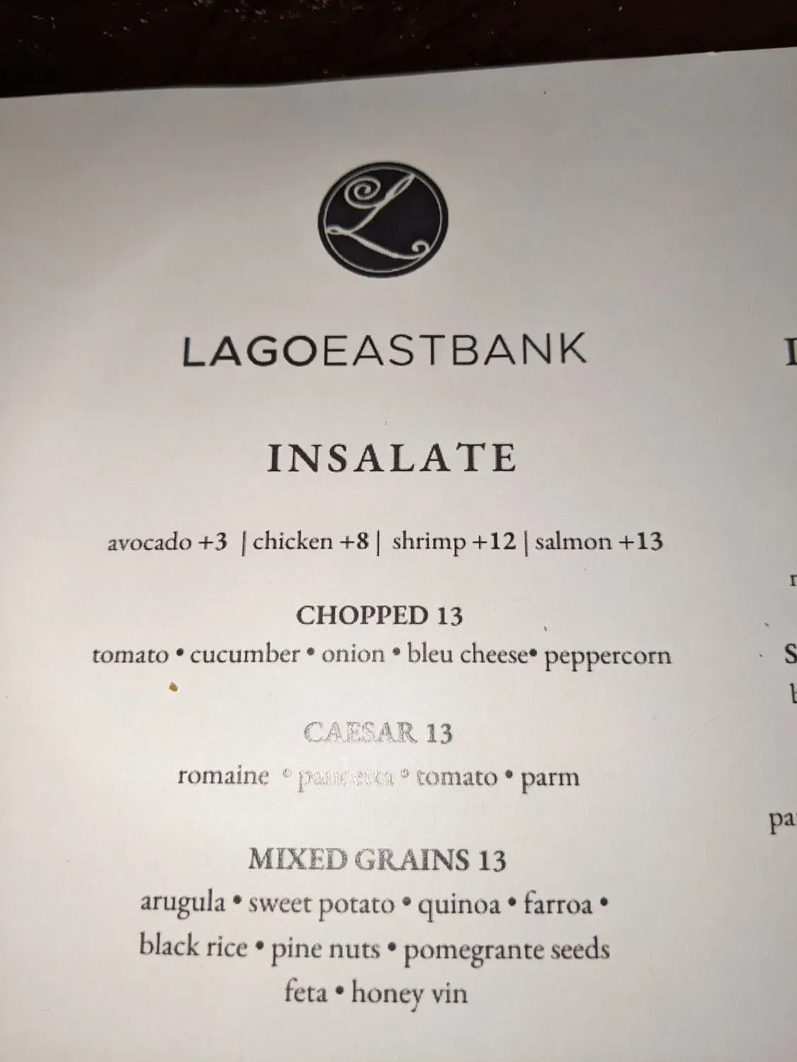 Menu 5