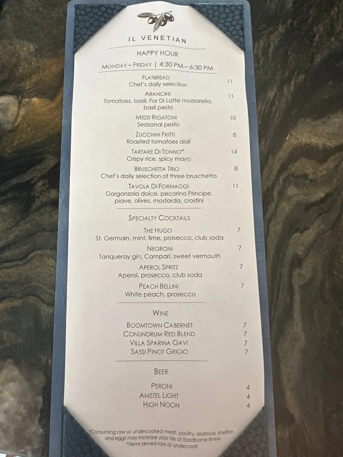 Menu 5