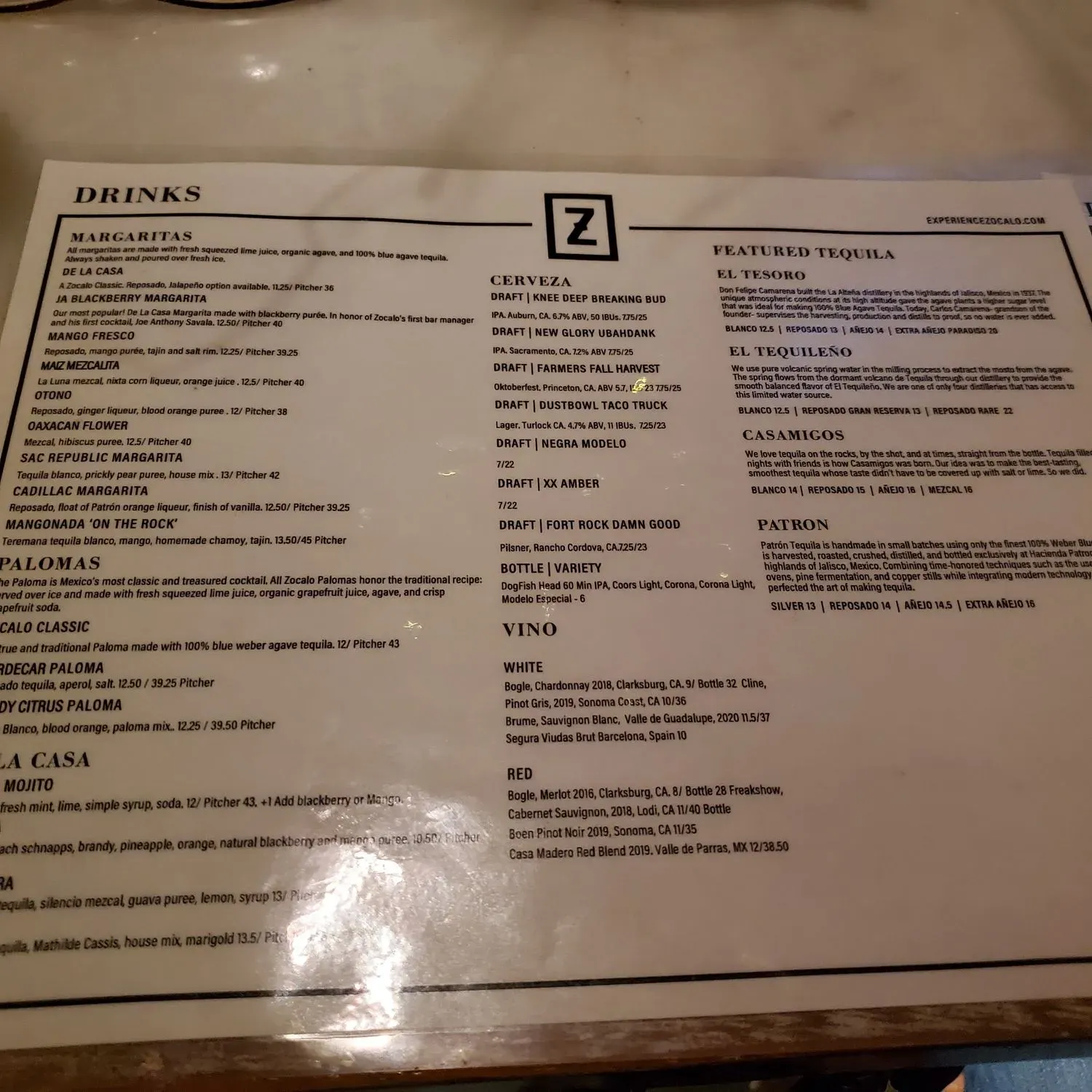 Menu 2