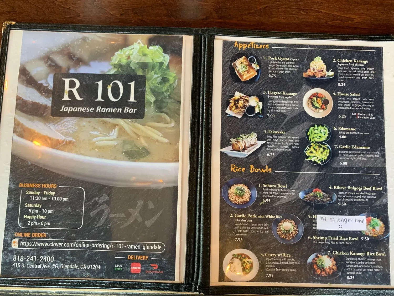 Menu 4