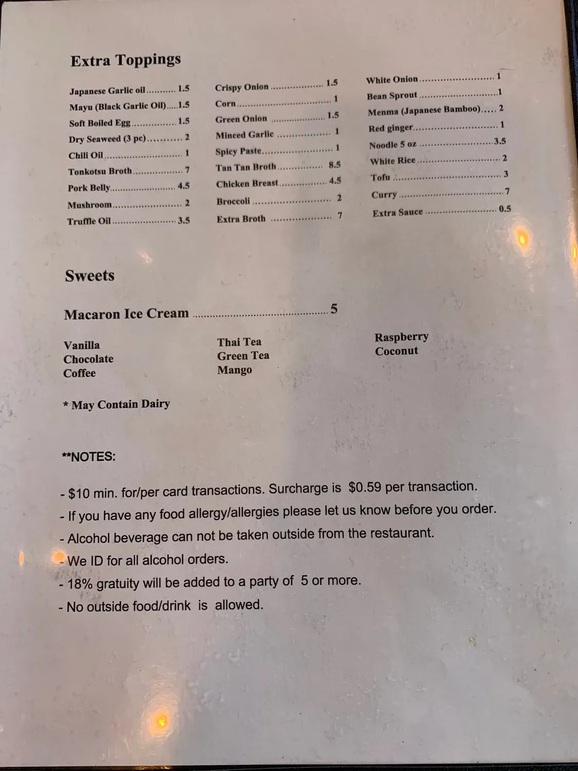 Menu 2