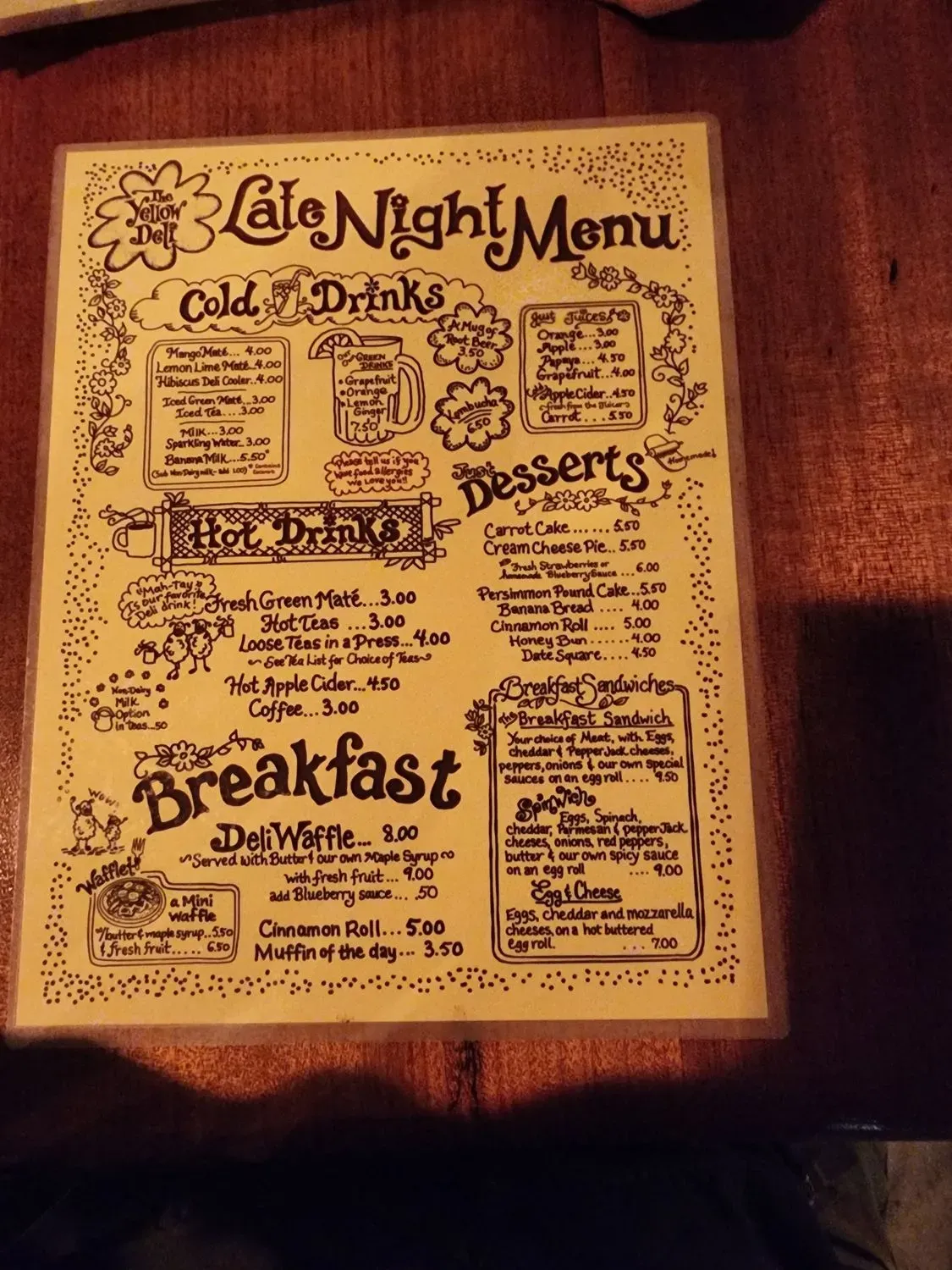 Menu 5