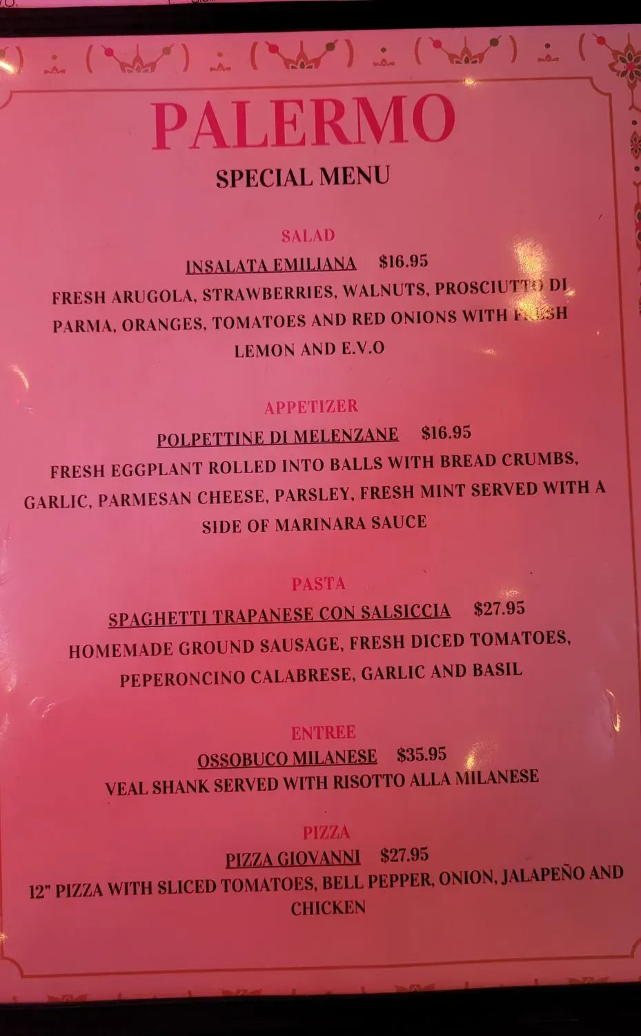 Menu 6