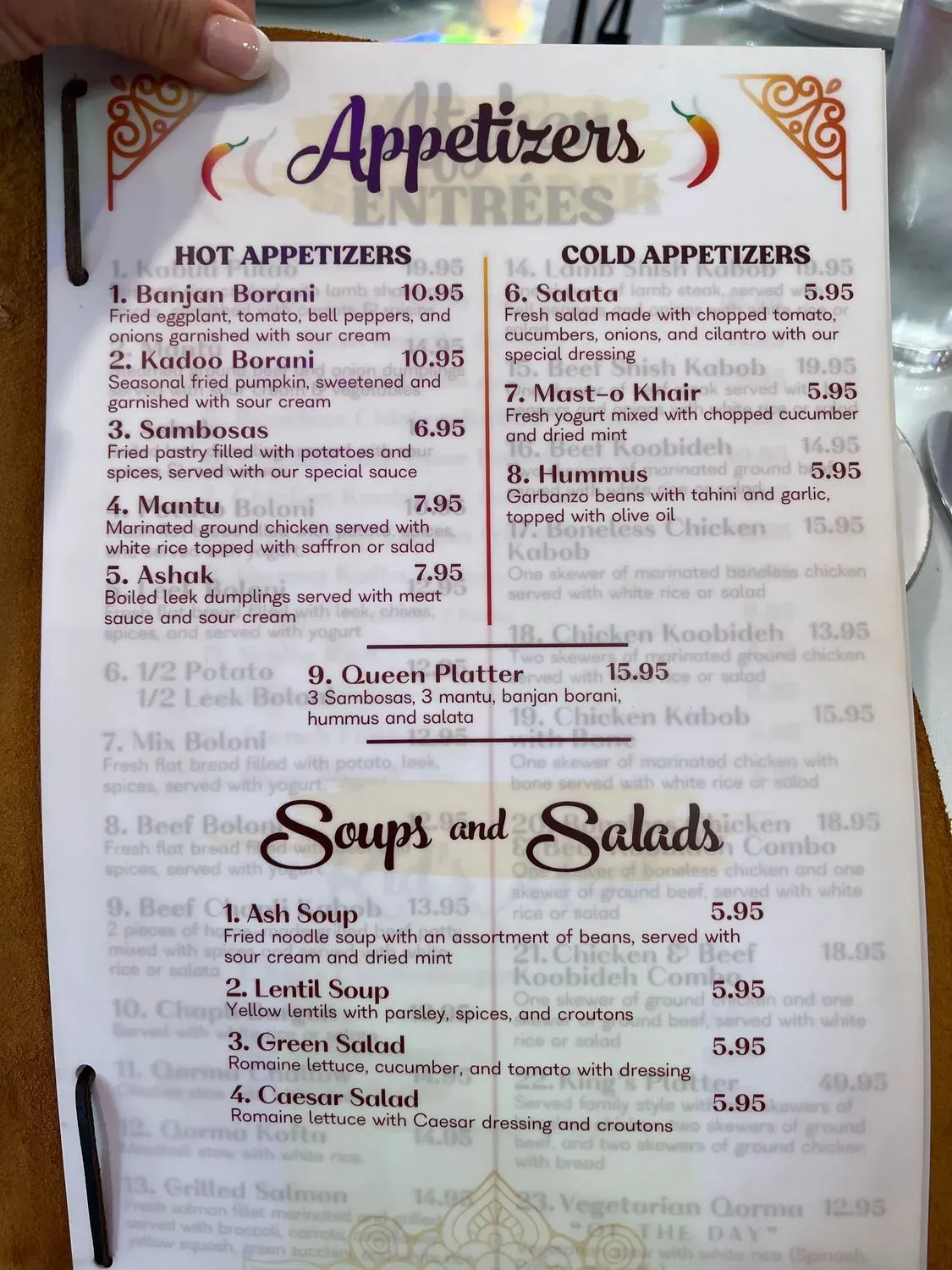 Menu 6