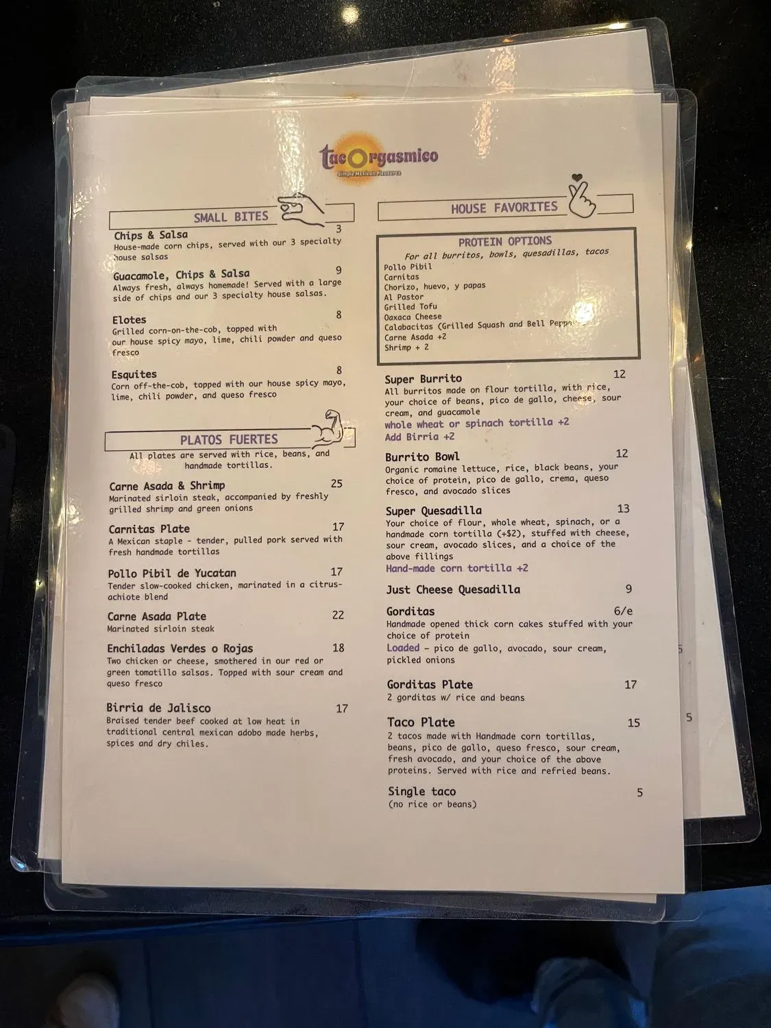 Menu 4