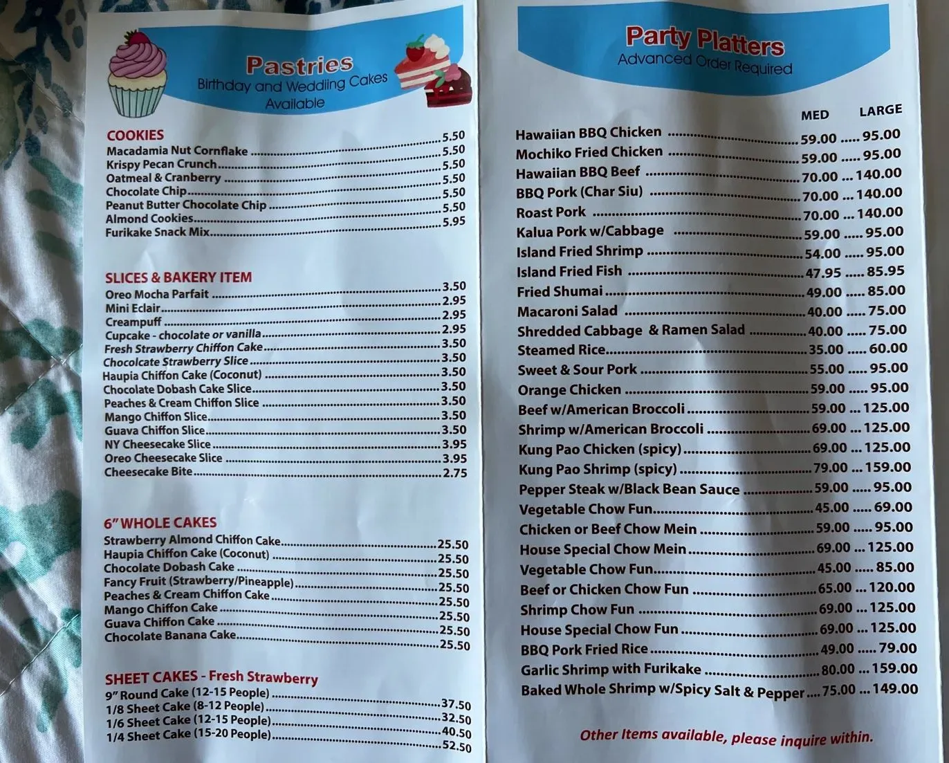 Menu 4