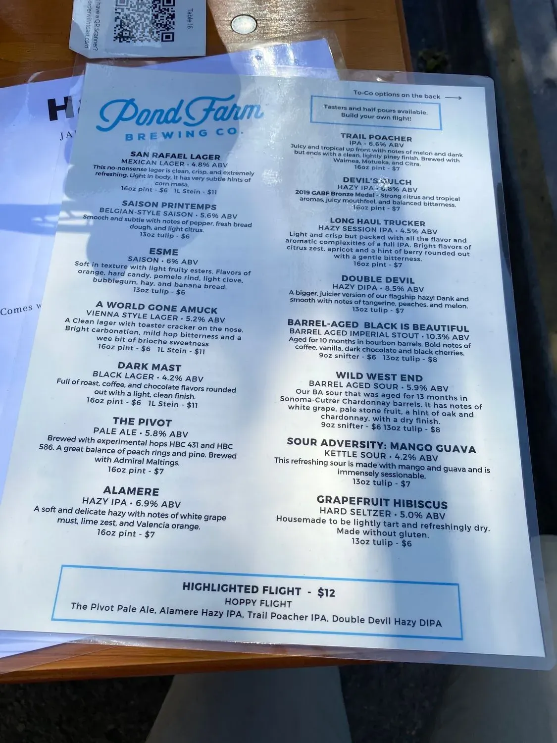 Menu 5