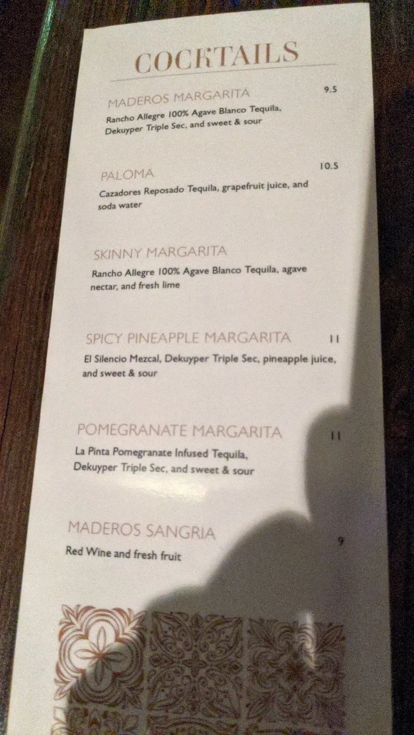 Menu 6