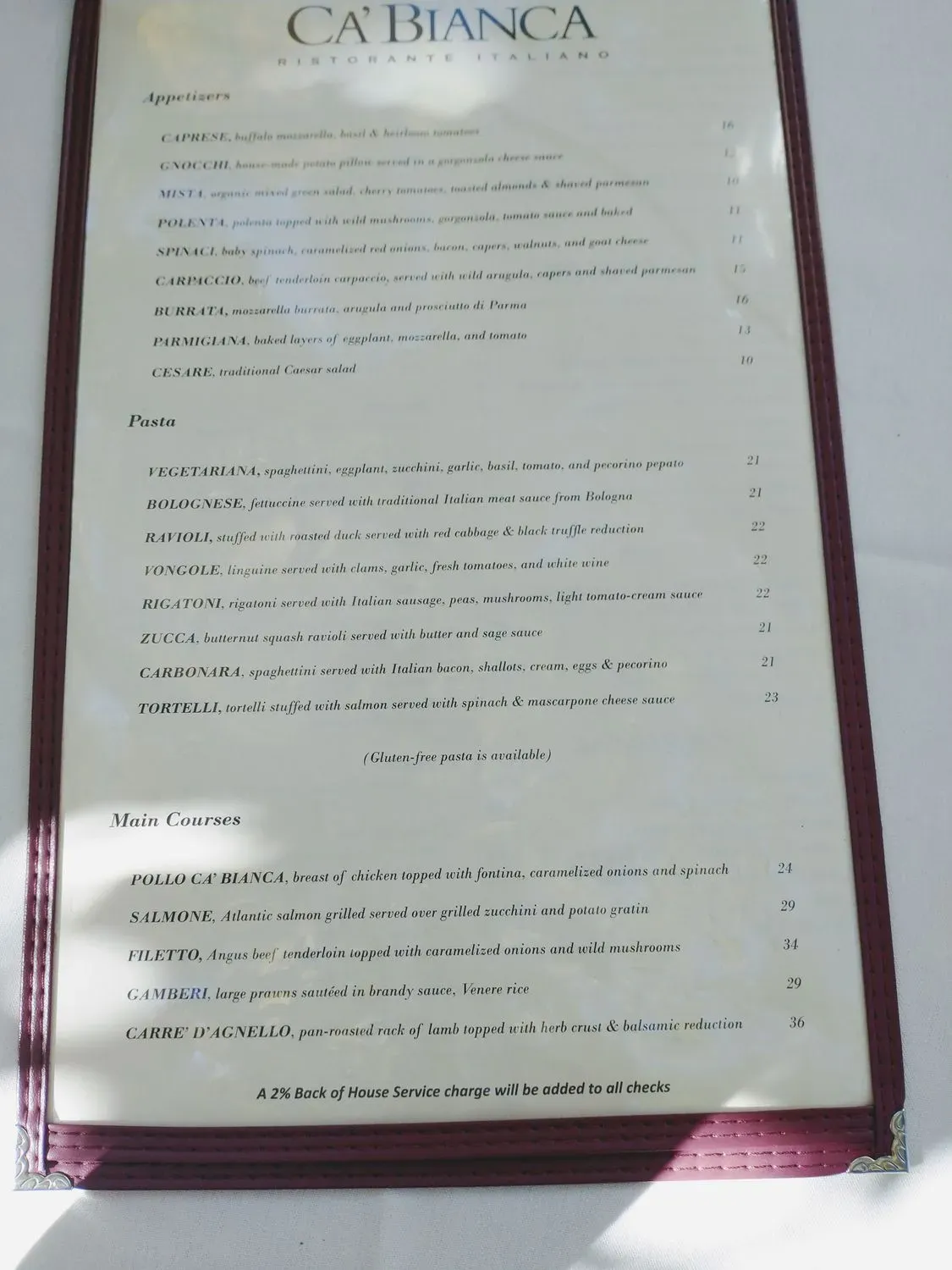 Menu 2