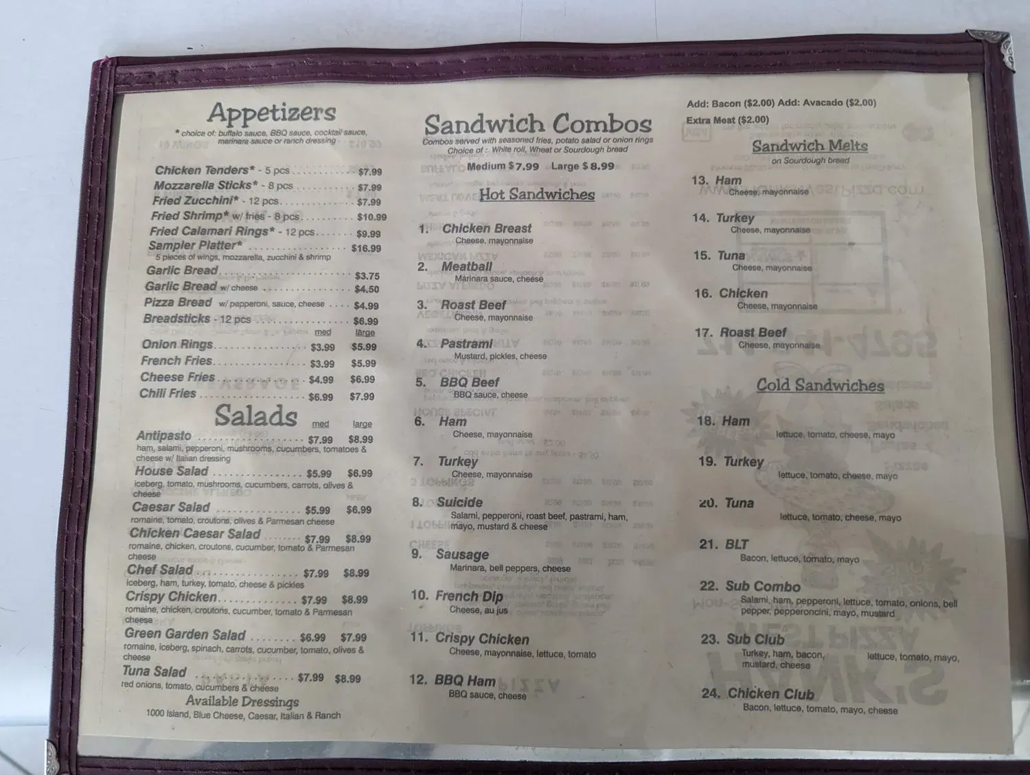 Menu 4