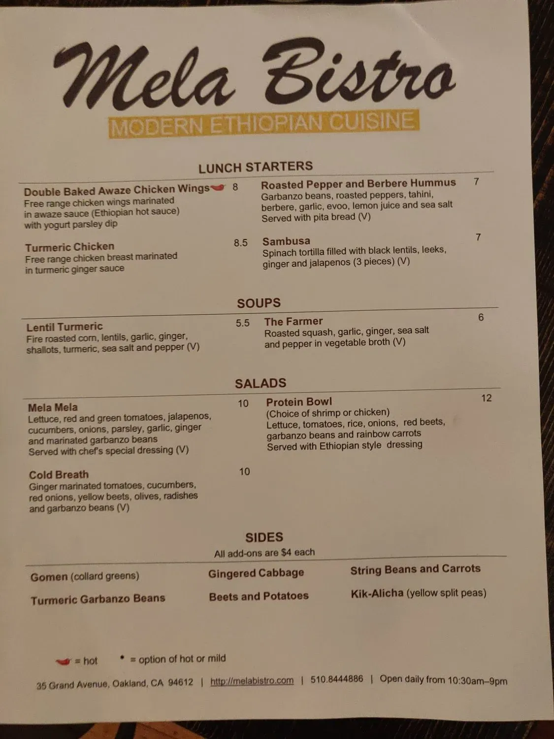 Menu 4