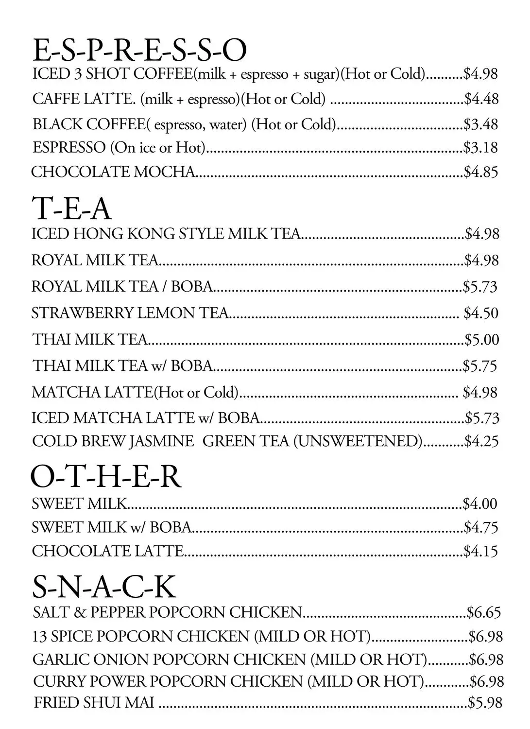 Menu 3