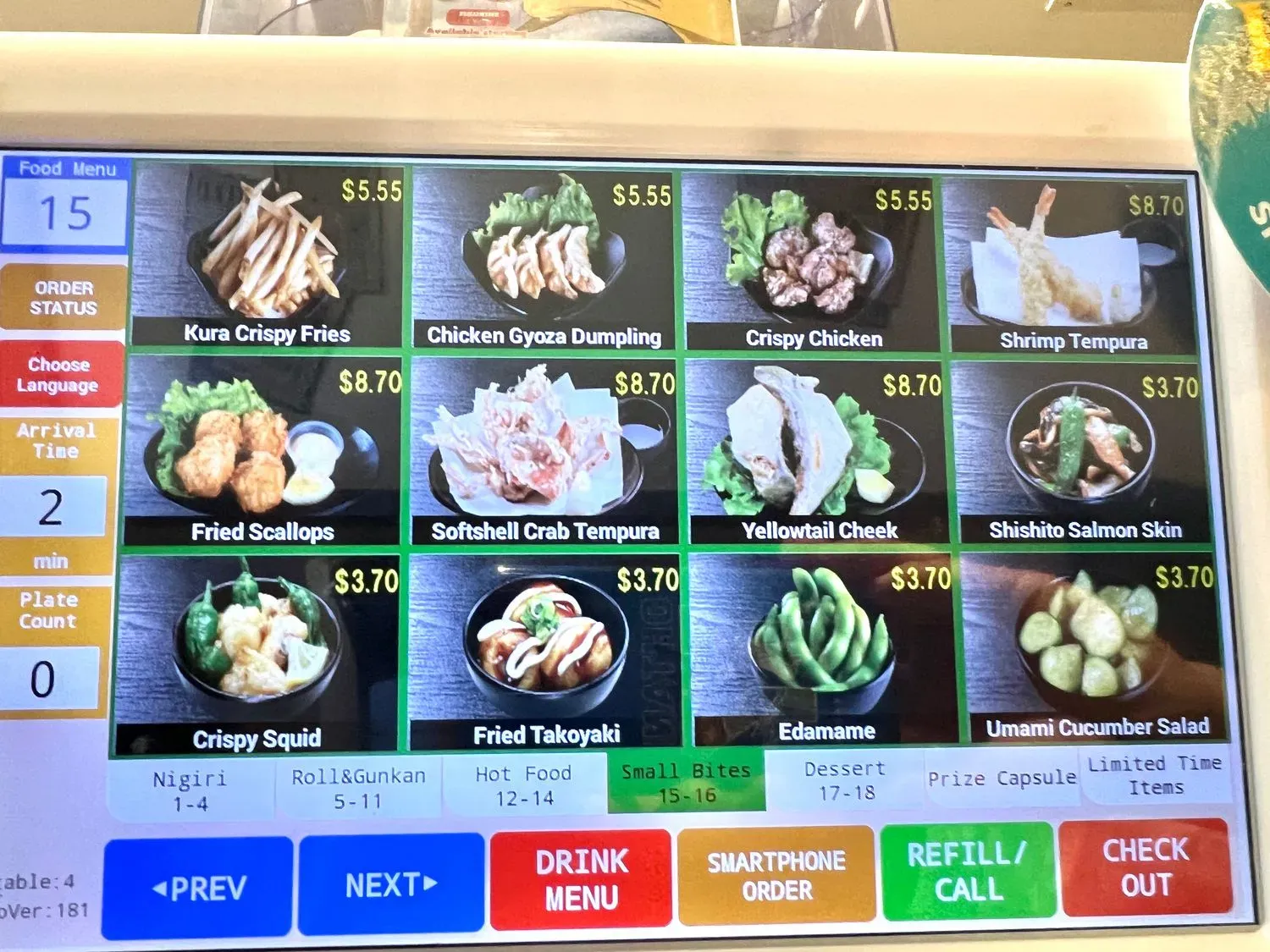 Menu 3