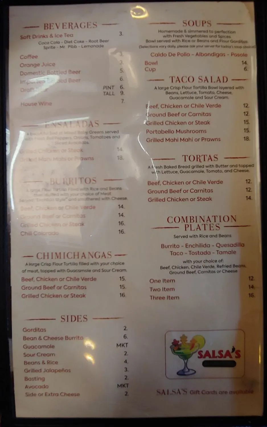 Menu 4