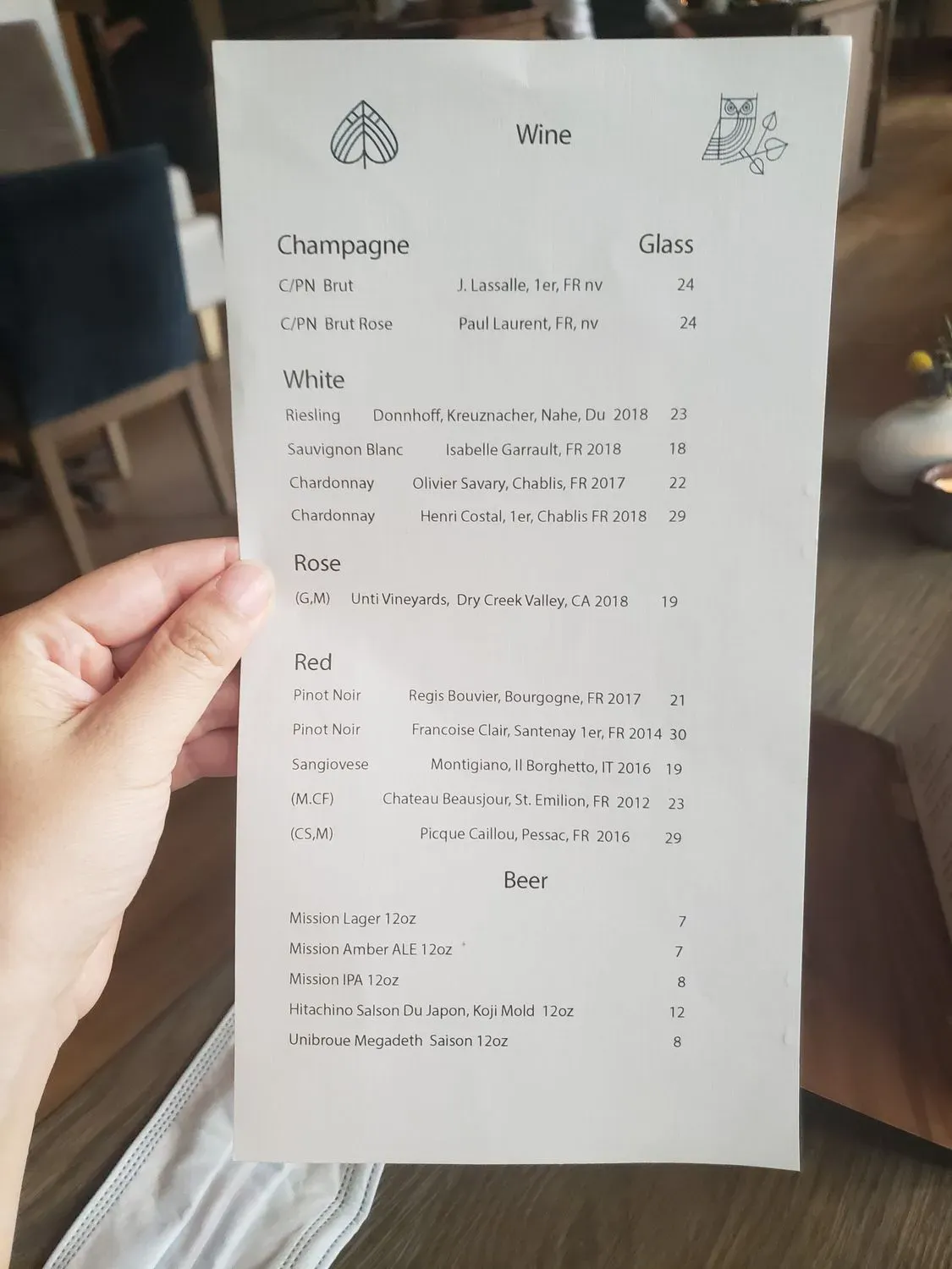 Menu 5