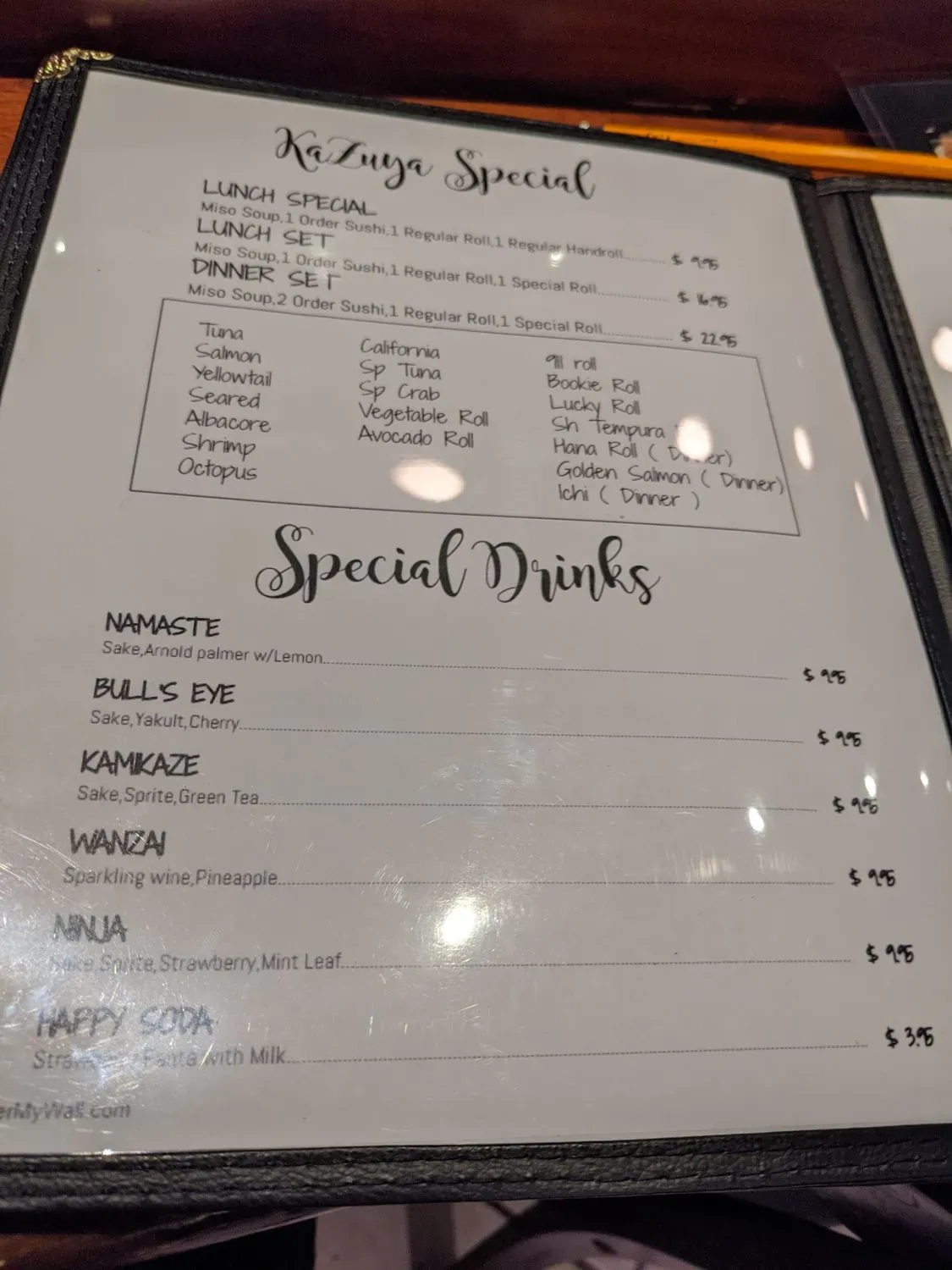 Menu 5