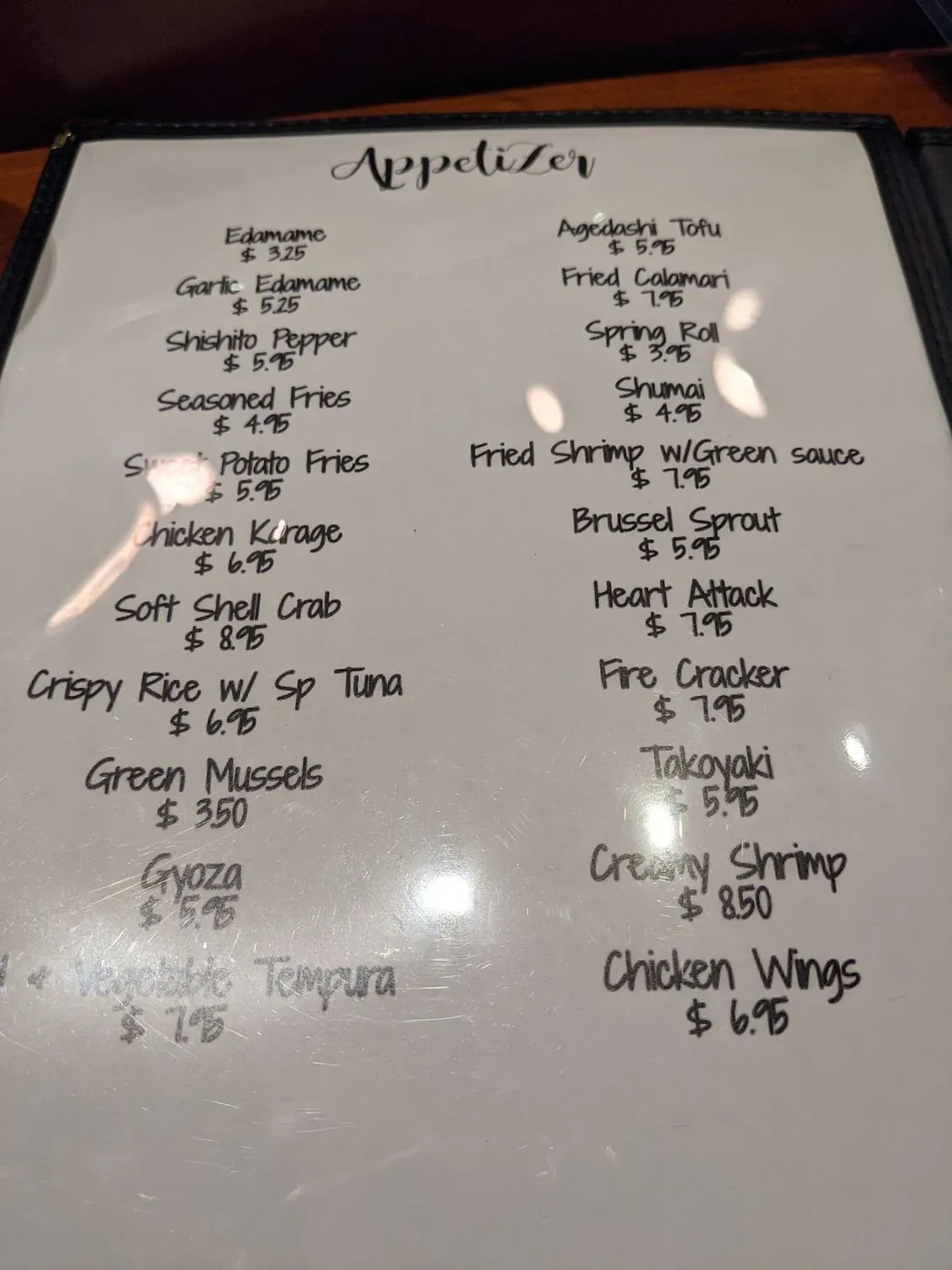 Menu 6