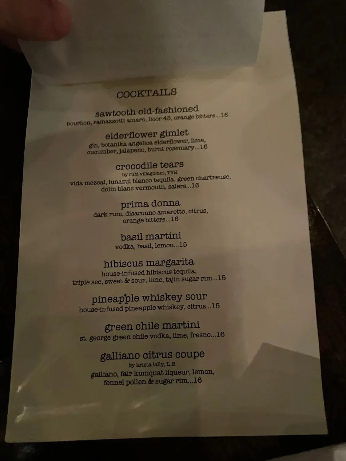 Menu 4