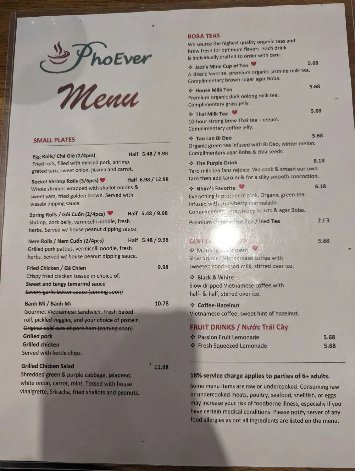 Menu 4