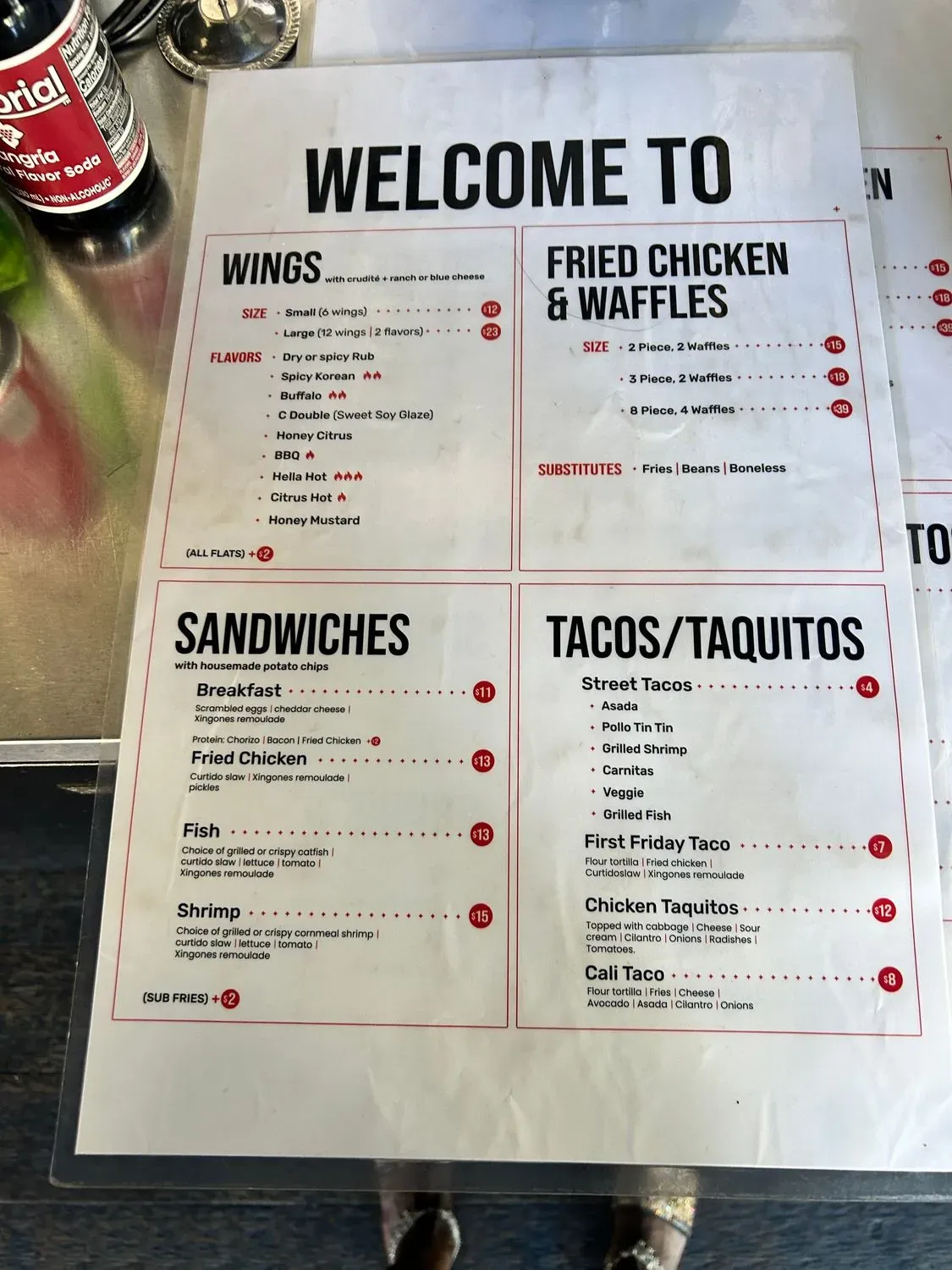 Menu 5