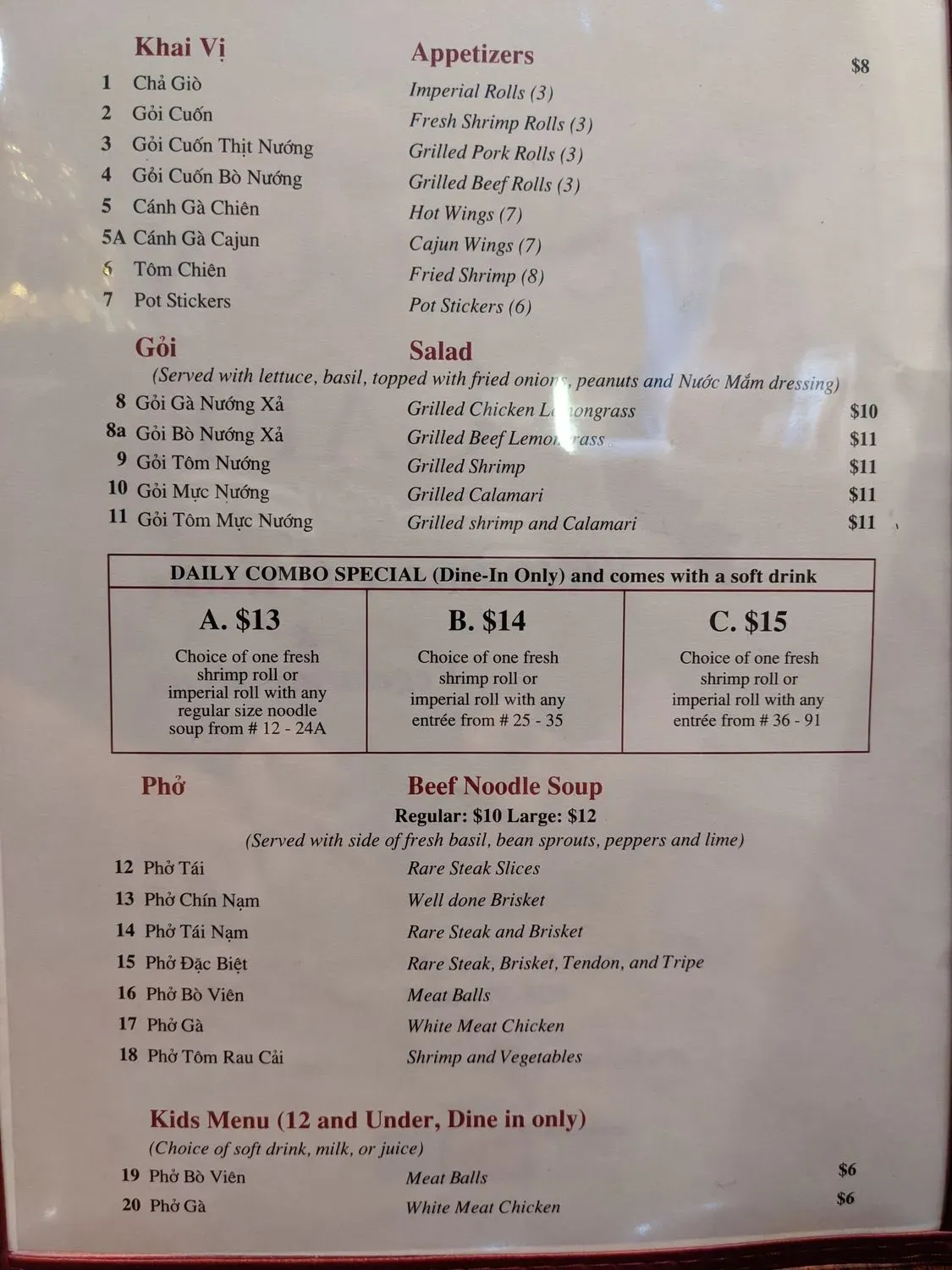 Menu 6