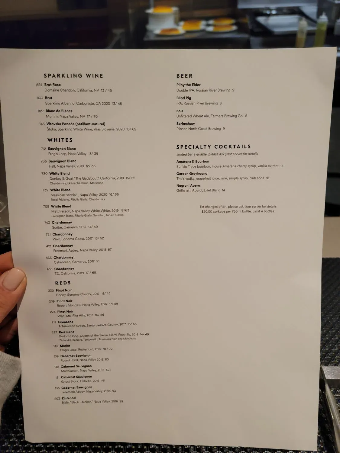 Menu 6