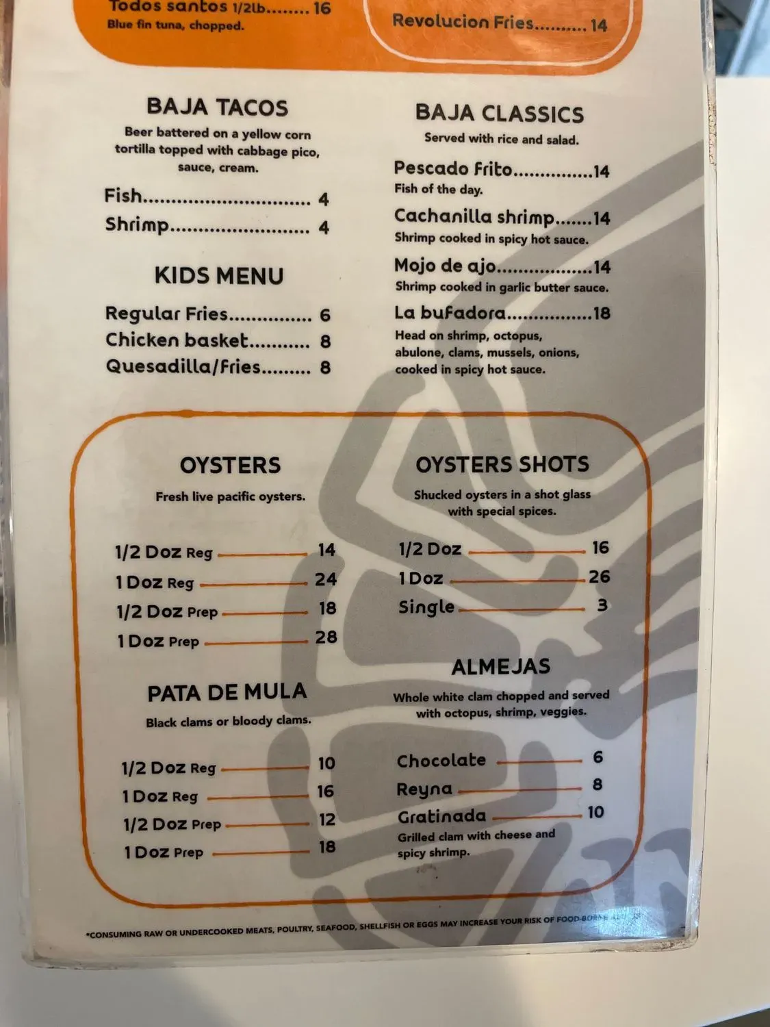 Menu 6