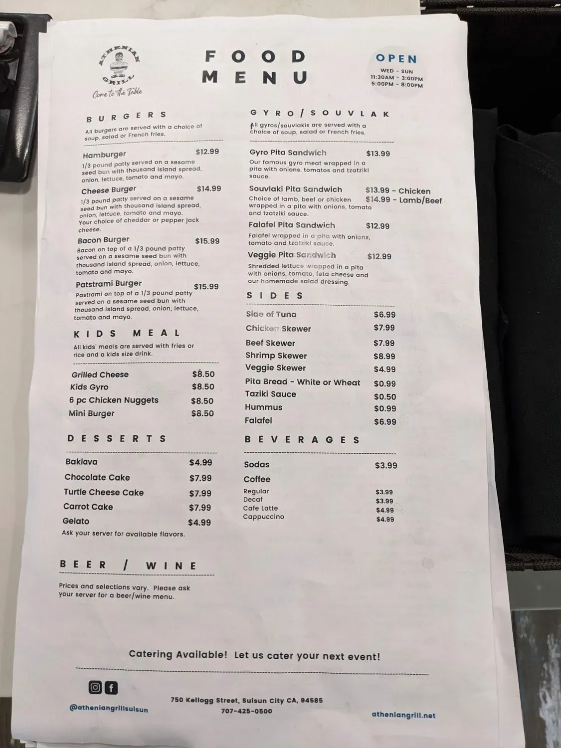 Menu 2