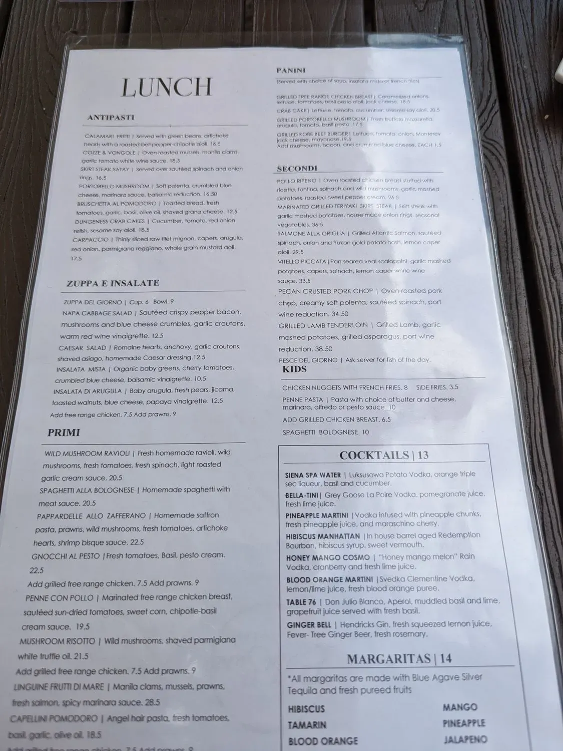 Menu 5