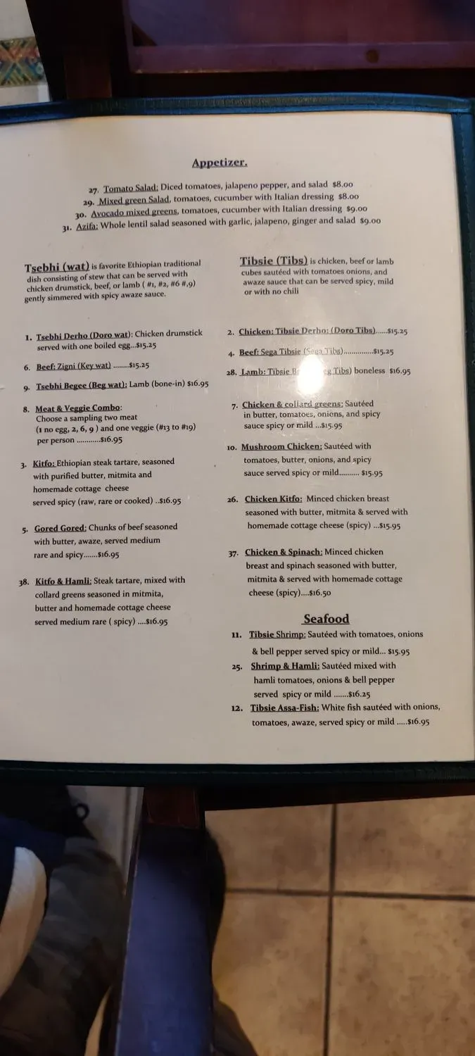 Menu 6