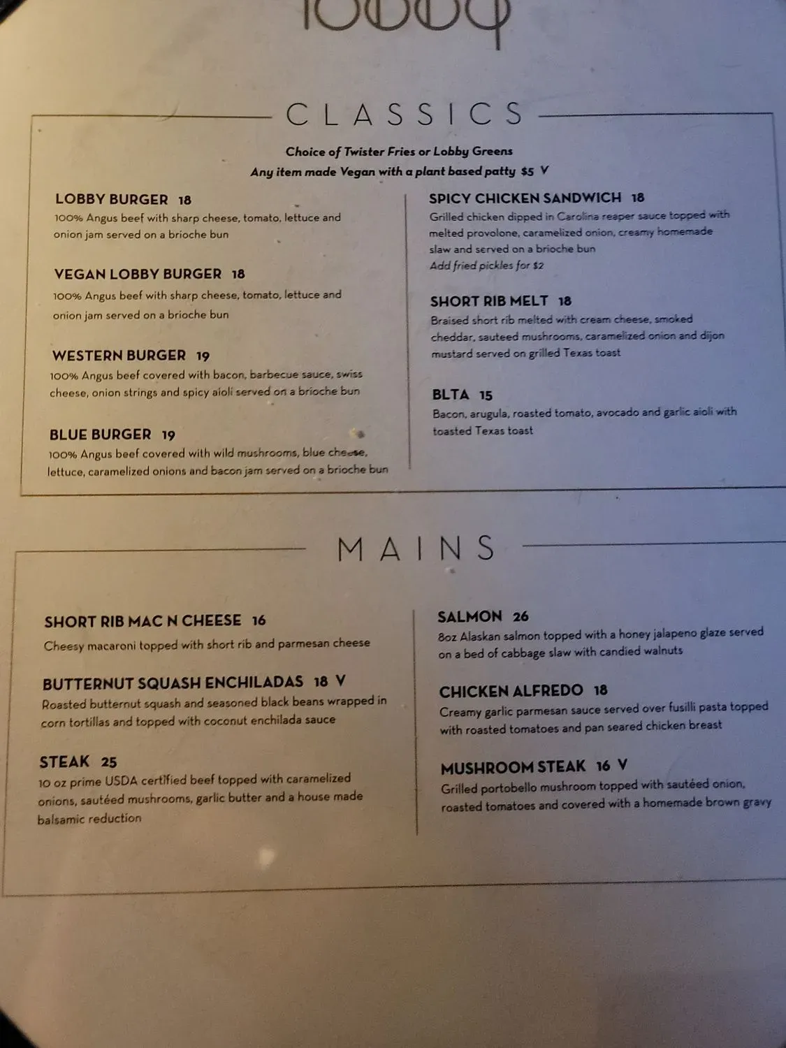 Menu 2