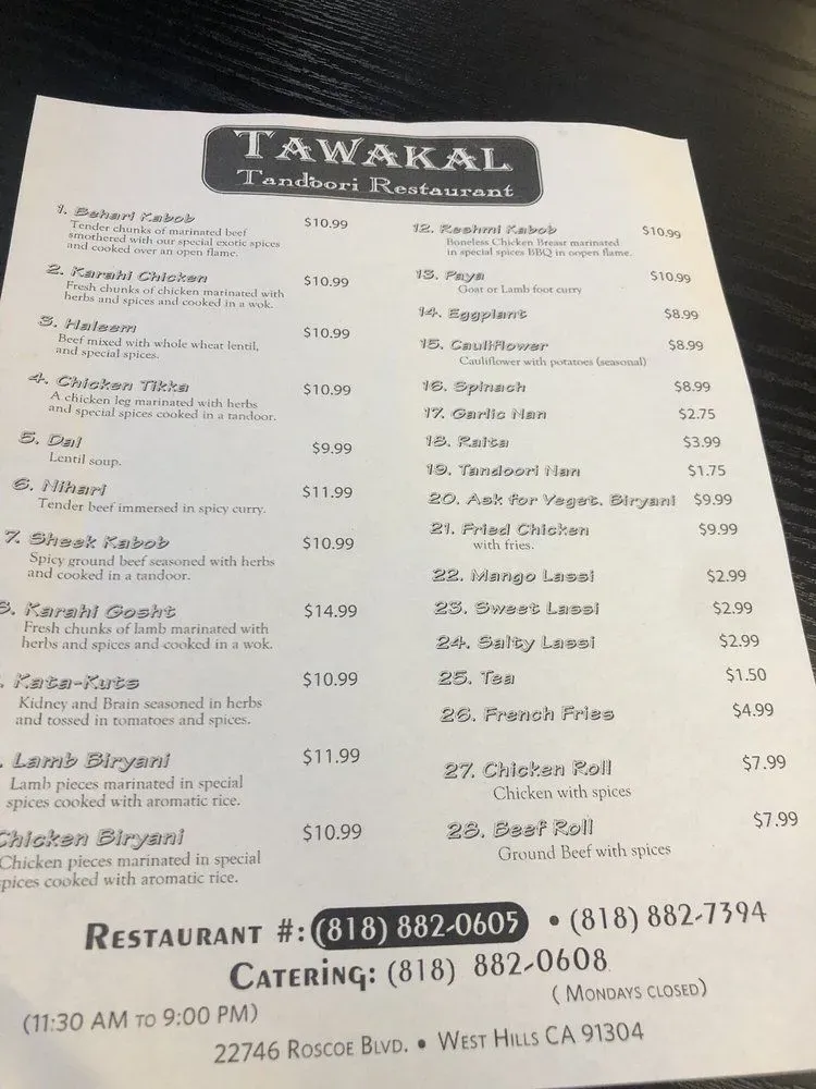 Menu 2