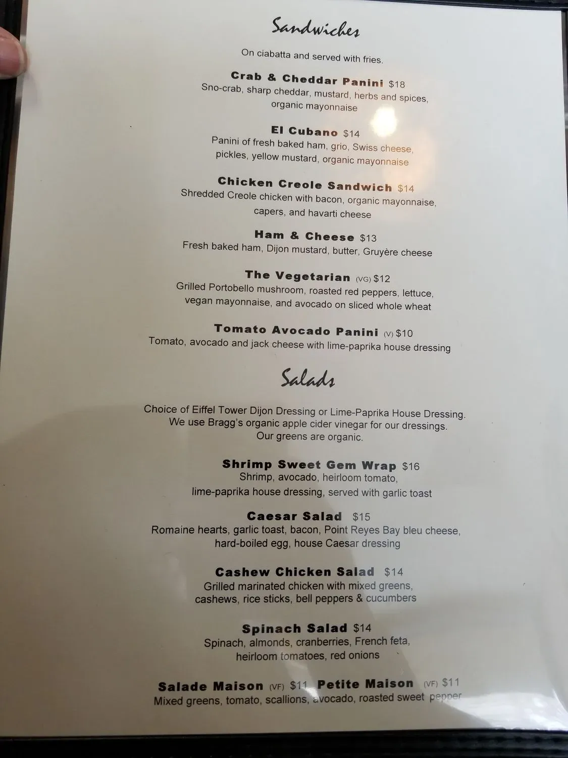 Menu 6