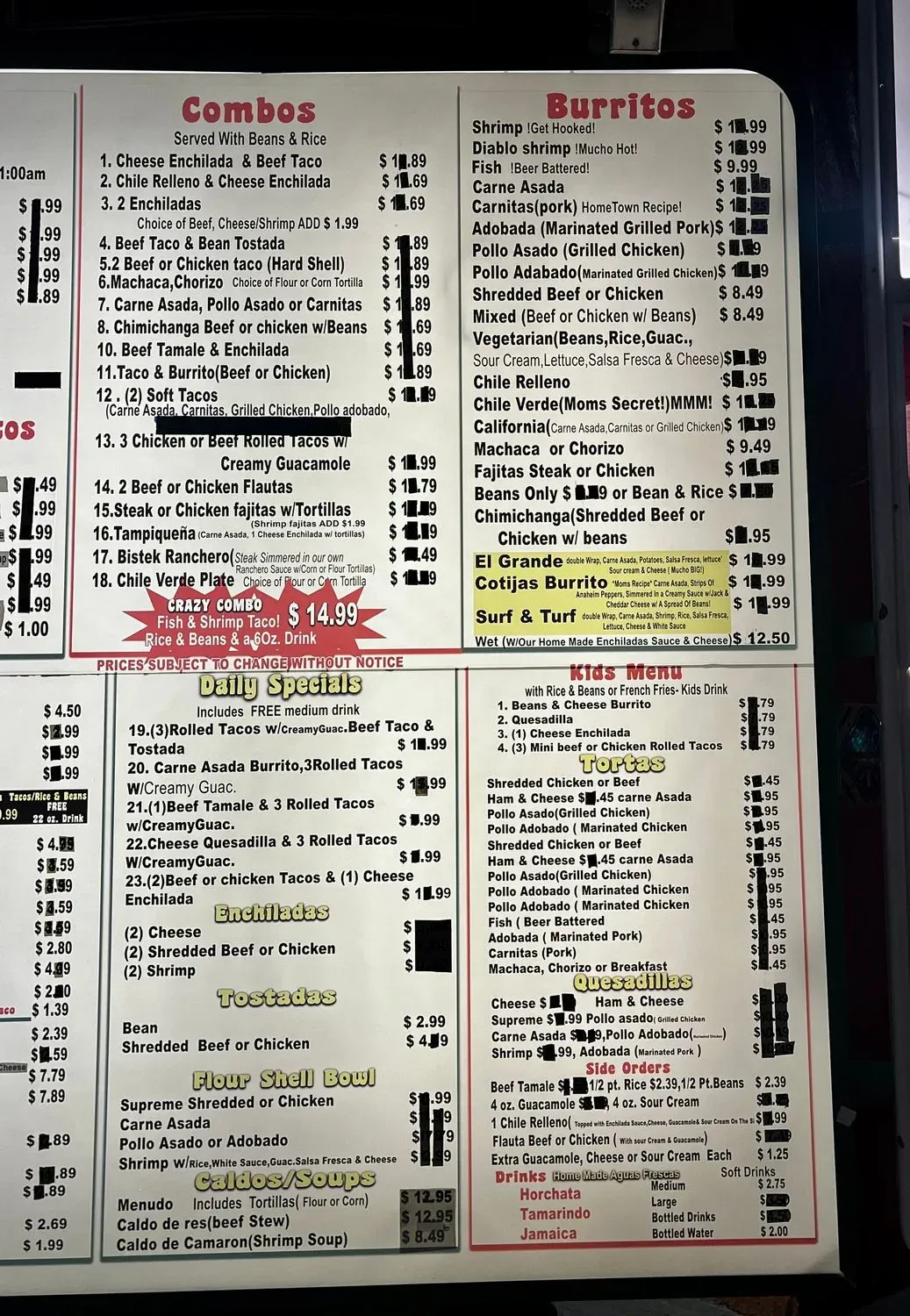 Menu 4