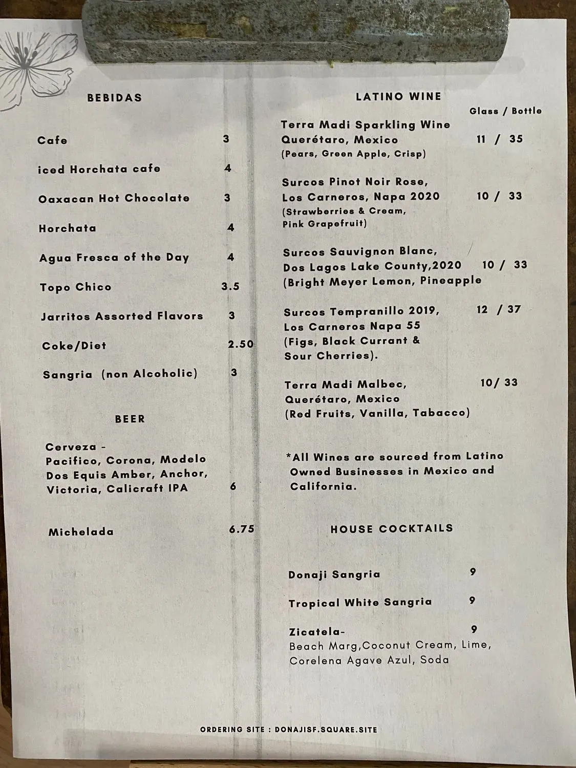 Menu 3