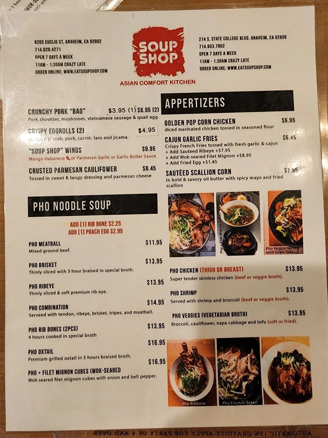 Menu 6