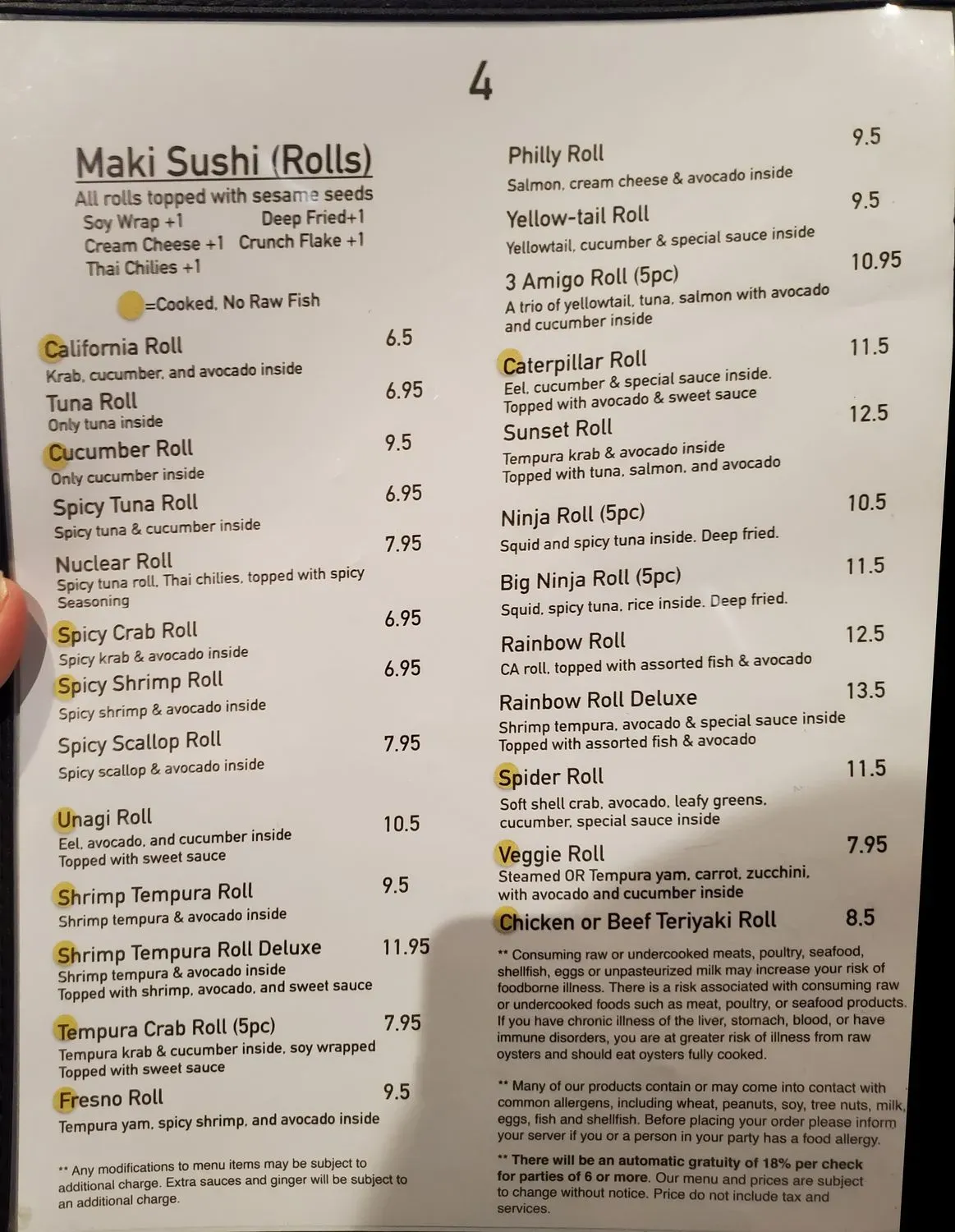 Menu 3