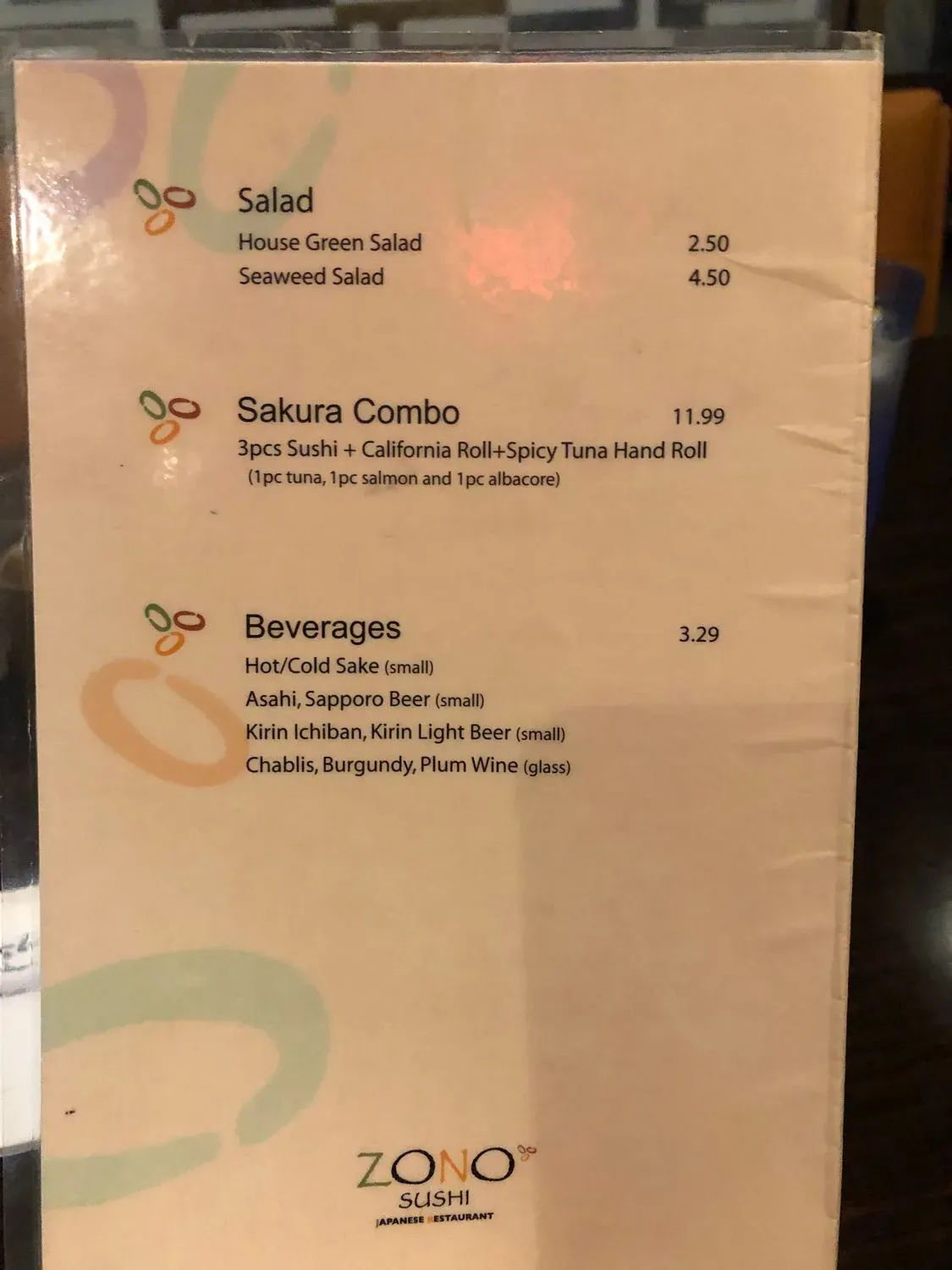 Menu 6