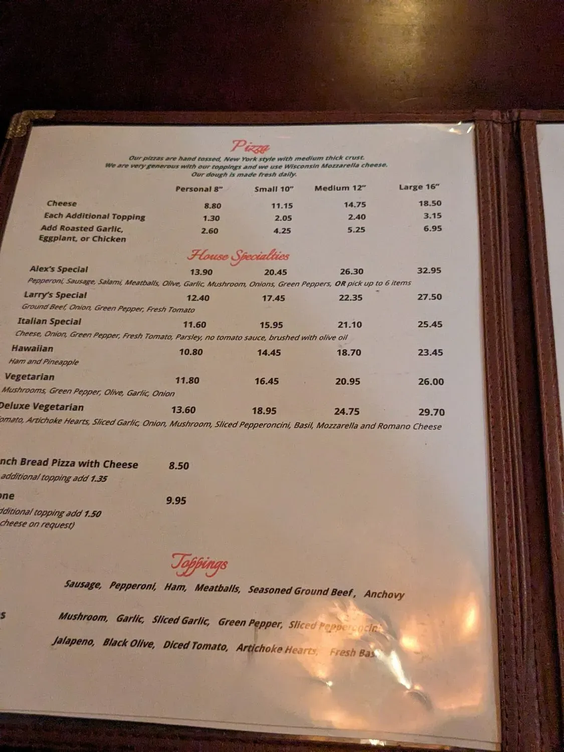 Menu 3