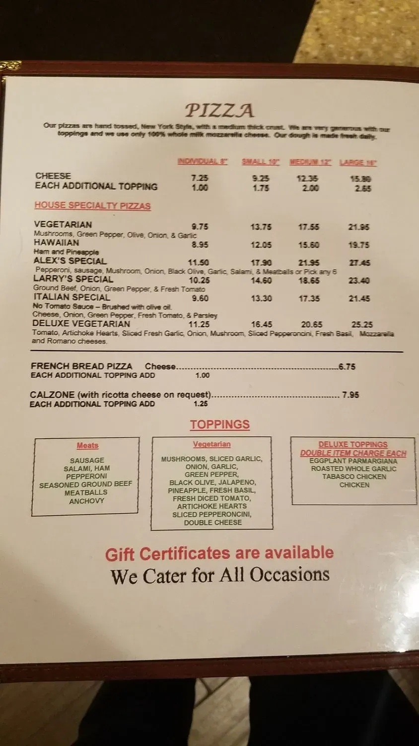 Menu 6