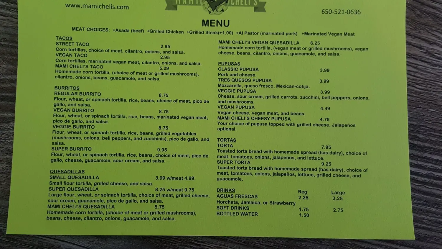 Menu 6