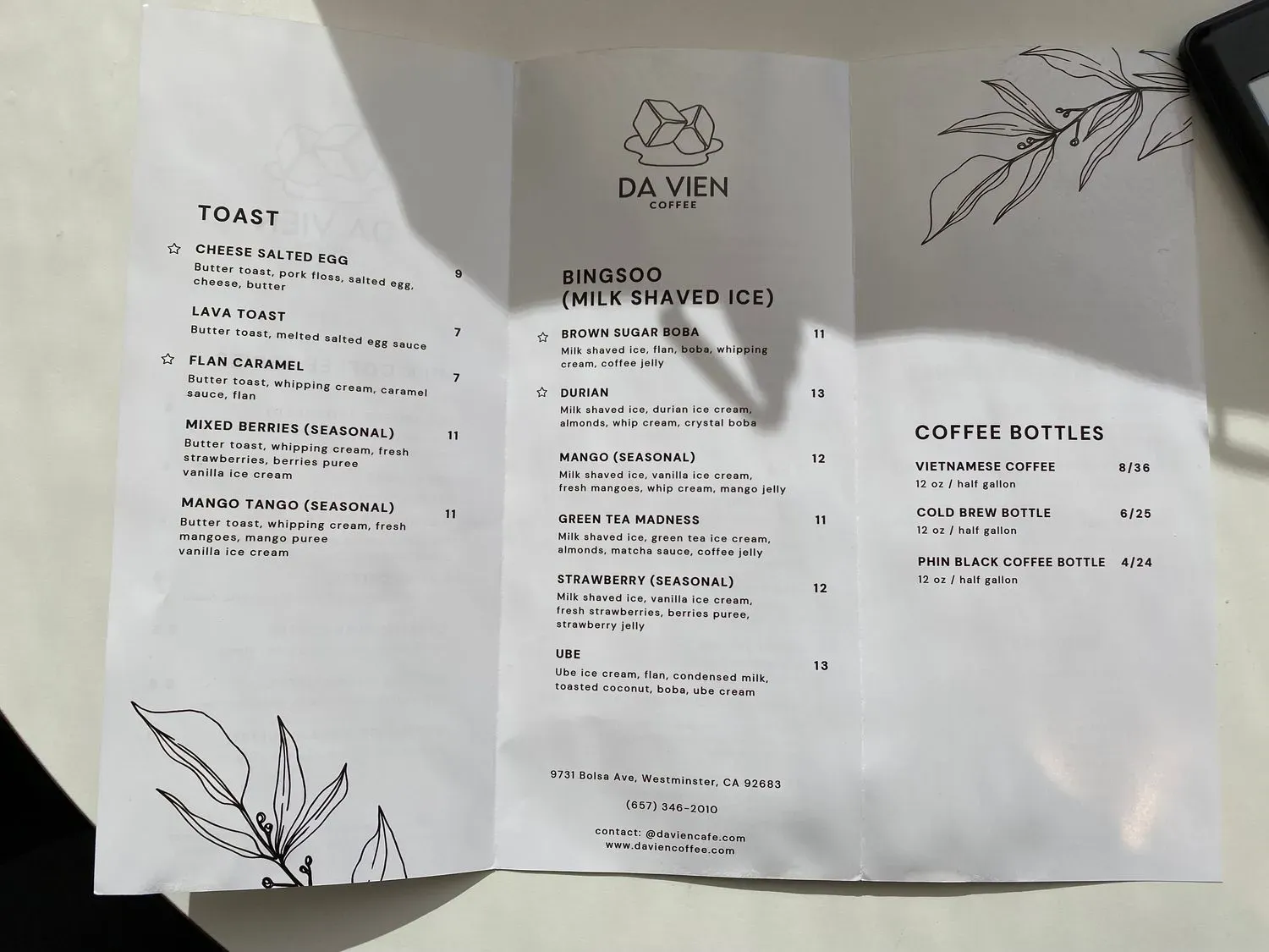 Menu 2